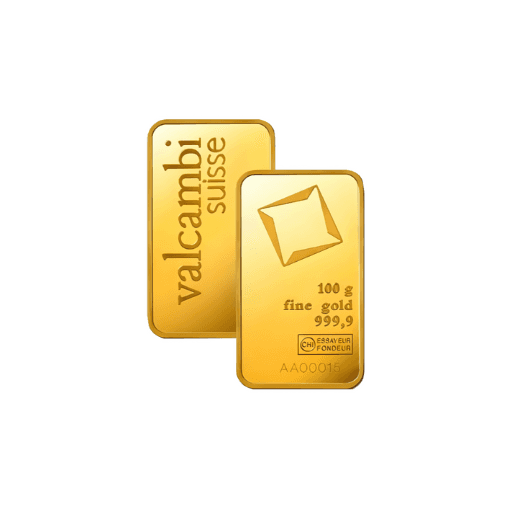 10g Valcambi Suisse Gold Bar, 10 g 24K