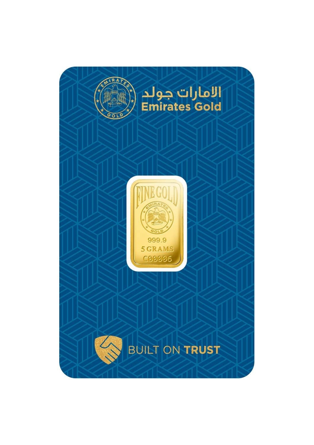 5g Emirates Gold Bar, 5 g 24K